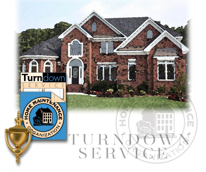 Large brick house with multiple gables and white trim.